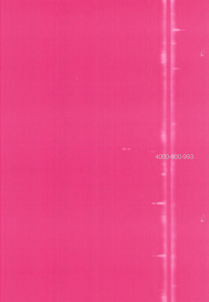 柯尼卡美能達(dá)彩色復(fù)印機(jī)C220打印出現(xiàn)白色橫線紅色單色效果圖-科頤辦公